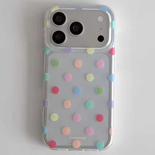 Phone Cases Xr Iphone - Ins Advanced Bunte Polka Dots Y2K