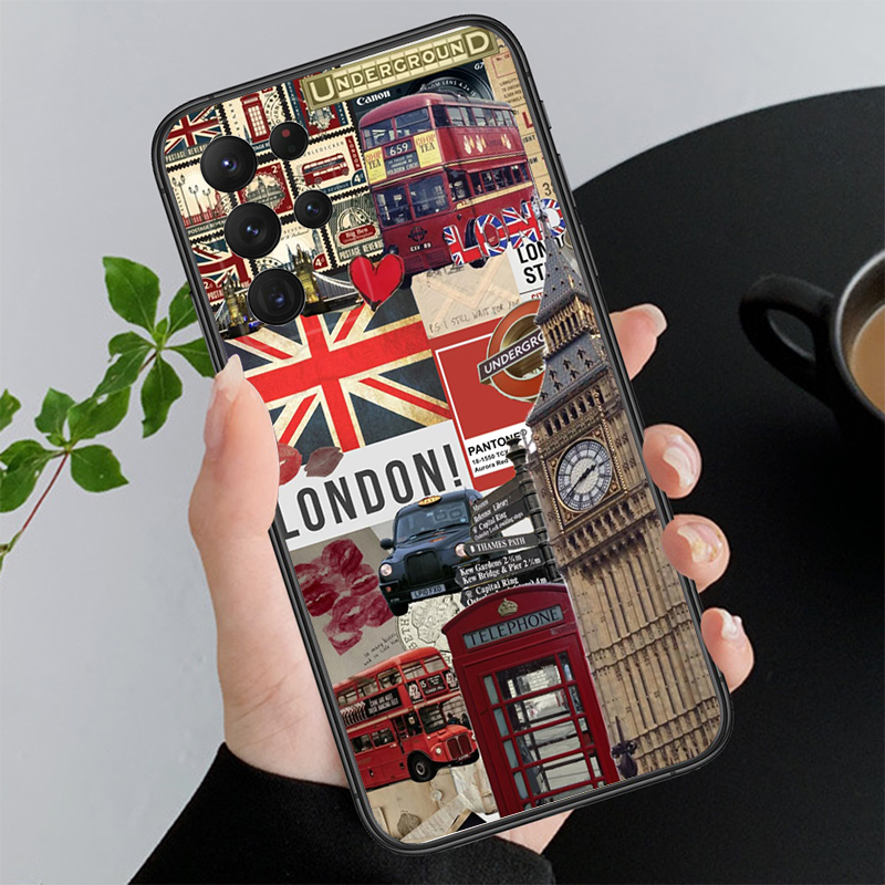 Phone Cases London - London Ästhetik Handyhülle für Samsung A55