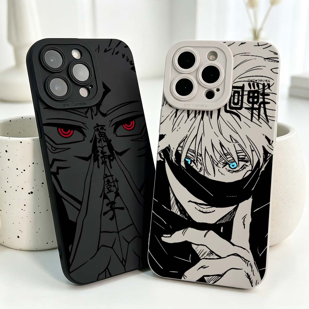 Phone Cases Jujutsu Kaisen - Anime Jujutsu Kaisen Coole Silikonhülle für