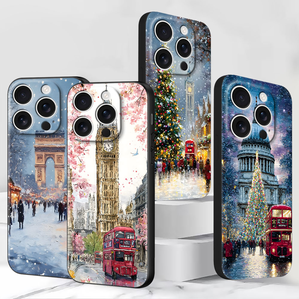 Phone Cases London - Winter Weihnachten in London Hülle für