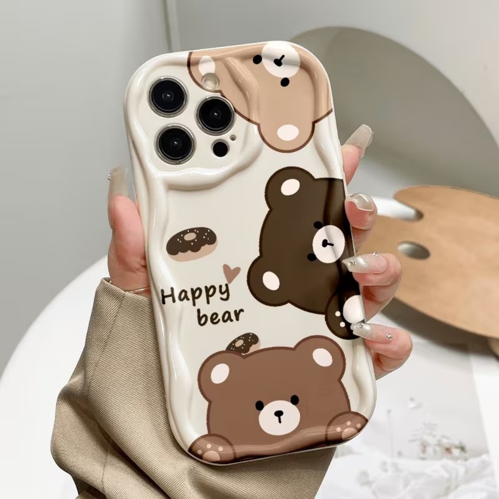 Phone Cases Xr Iphone - Niedliche Bären- und coole Tiger-Muster Handyhülle