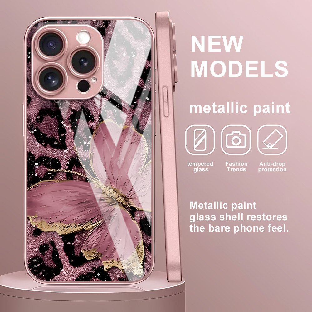Rosa Schmetterling Gehärtetes  – Phone Cases Galaxy A16 5G Bewertung und Preis