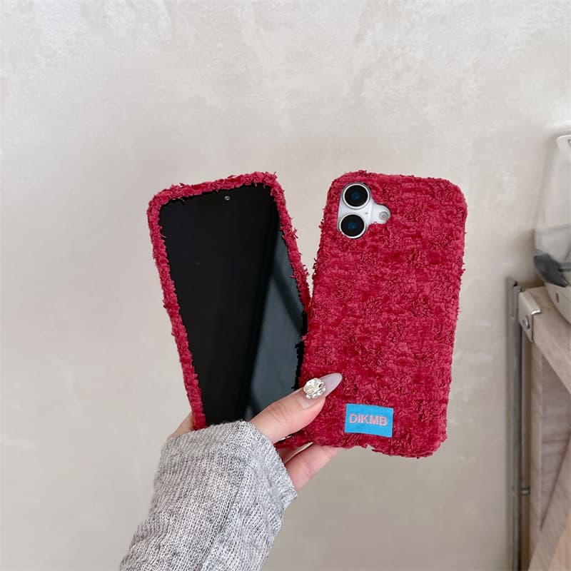Angora-rote, flauschige Handyh – Phone Cases For Iphone 16 Bewertung und Preis