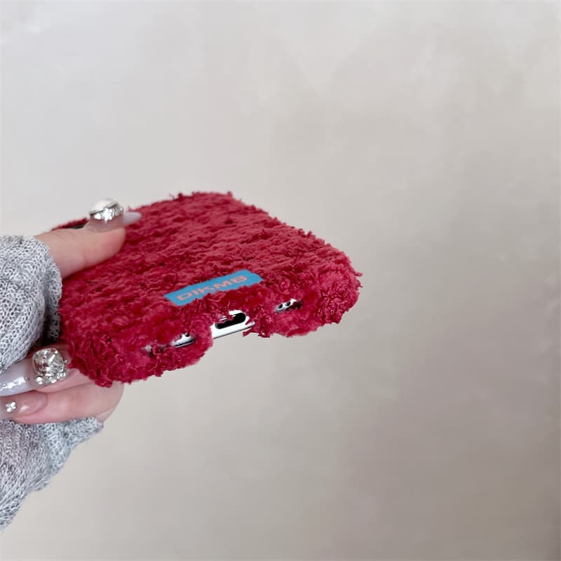 Angora-rote, flauschige Handyh – Phone Cases For Iphone 16 Bewertung und Preis